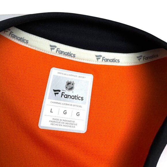 PHILADELPHIA FLYERS Sean Couturier Fanatics NHL Hockey Jersey Mens Large - Picture 7 of 8